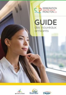 GUIDE des nouveaux arrivants - Startup Moncton