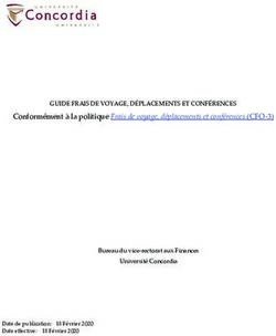 Conformément à la politique Frais de voyage, déplacements et conférences (CFO-3)