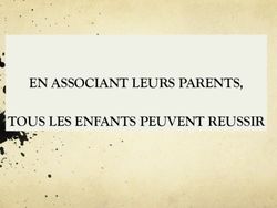 EN ASSOCIANT LEURS PARENTS, TOUS LES ENFANTS PEUVENT REUSSIR - crpve