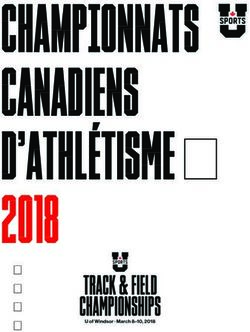 CHAMPIONNATS CANADIENS - D'ATHLÉTISME 2018 - U SPORTS