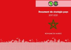 Document de stratégie pays - 2017-2021 ROYAUME DU MAROC - Fédération du ...