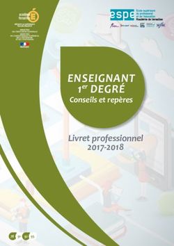 ENSEIGNANT 1er DEGRÉ Livret professionnel 2017-2018 - ESPE Versailles