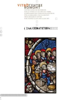 Rapport scientifique 2017 - Vitrocentre Romont