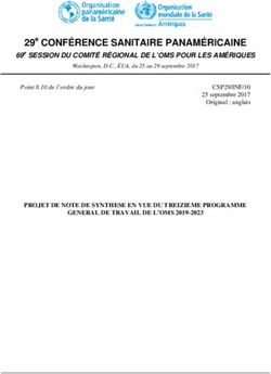 29e CONF&Eacute;RENCE SANITAIRE PANAM&Eacute;RICAINE - IRIS ...