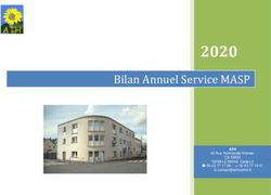 2020 Bilan Annuel Service MASP - ATH Sarthe