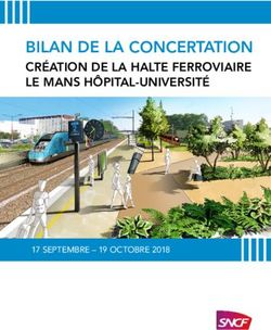 BILAN DE LA CONCERTATION - CR&Eacute;ATION DE LA HALTE FERROVIAIRE LE MANS H&Ocirc;PITAL-UNIVERSIT&Eacute; - SNCF R&eacute;seau