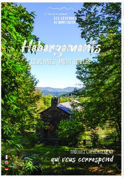 Hébergements - qui vous correspond Trouvez l'hébergement