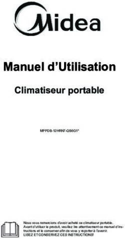 Manuel d'Utilisation Climatiseur portable - Midea