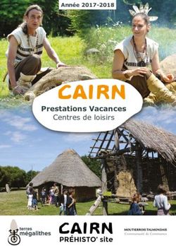 Prestations Vacances Centres de loisirs - Ann&eacute;e 2017-2018 - Pr&eacute;histo'site du CAIRN