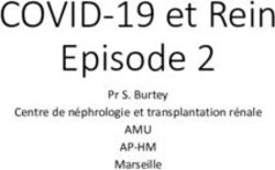 COVID-19 et Rein Episode 2 - AMU AP-HM Marseille Pr S. Burtey Centre de néphrologie et transplantation rénale - sfndt