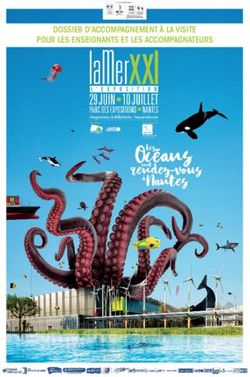 DOSSIER D'ACCOMPAGNEMENT À LA VISITE POUR LES ENSEIGNANTS ET LES ACCOMPAGNATEURS - La Mer XXL