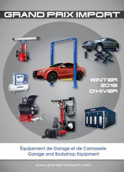 Équipement de Garage et de Carrosserie Garage and Bodyshop Equipment - WINTER 2018 - Grand Prix Import