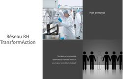 Réseau RH TransformAction - Plan de travail