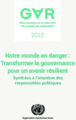 Notre monde en danger : Transformer la gouvernance pour un avenir r&eacute;silient - Synth&egrave;se &agrave; l'intention des responsables politiques