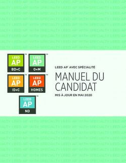 MANUEL DU CANDIDAT - LEED AP WITH SPECIALTY LEED AP WITH SPECIALTY LEED AP WITH SPECIALTY LEED AP WITH SPECIALTY - USGBC