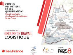 GROUPE DE TRAVAIL 23 Novembre 2017 - Défi métiers