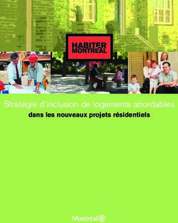 Strat&eacute;gie d'inclusion de logements abordables - dans les nouveaux projets r&eacute;sidentiels - Ville de ...