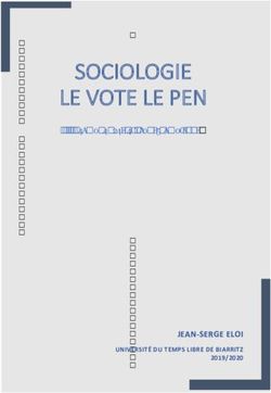 SOCIOLOGIE LE VOTE LE PEN - JEAN-SERGE ELOI UNIVERSITÉ DU TEMPS LIBRE DE BIARRITZ 2019/2020 - Jean ...