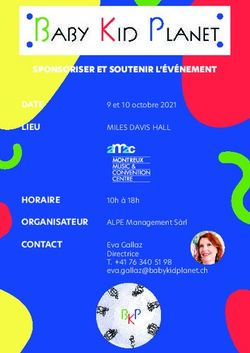 SPONSORISER ET SOUTENIR L'&Eacute;V&Eacute;NEMENT - DATE LIEU HORAIRE ORGANISATEUR CONTACT - Baby Kid Planet