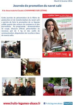 Journ&eacute;e de promotion du navet sal&eacute; - Fruits et L&eacute;gumes d'Alsace