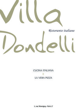 CUCINA ITALIANA E LA VERA PIZZA - 1, rue Monsigny - Paris 2e