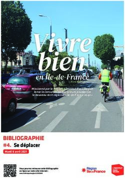 BIBLIOGRAPHIE #4. Se déplacer Mardi 6 avril 2021 - L'Institut Paris Region
