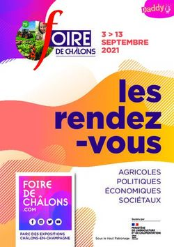 Les rendez -vous SEPTEMBRE 2021