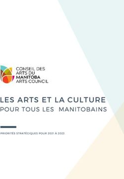 LES ARTS ET LA CULTURE - Manitoba ...