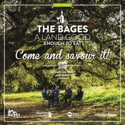 Come and savour it! THE BAGES - A LAND GOOD - Bages Turisme