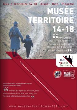 Mus&eacute;e territoire 14-18 - Mus&eacute;e Territoire 14-18 Aisne - Oise Picardie