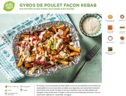 GYROS DE POULET FAÇON KEBAB - Avec des frites au four maison, de la salade et des tomates - HelloFresh