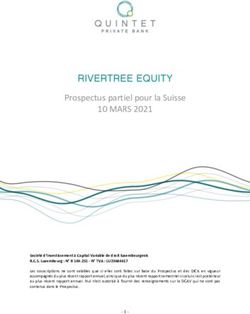 Prospectus partiel pour la Suisse - 10 MARS 2021 - fundeye.com