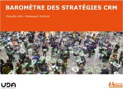 BAROMÈTRE DES STRATÉGIES CRM - Enquête UDA / Mediapost Publicité