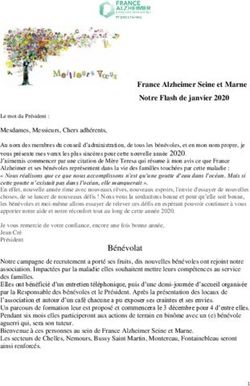 France Alzheimer Seine et Marne Notre Flash de janvier 2020