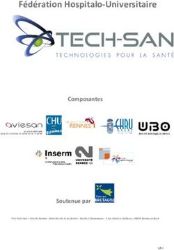 Fédération Hospitalo-Universitaire - Composantes - Soutenue par - CHU Rennes