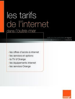 Les tarifs de l'internet - dans l'outre-mer - les offres d'accès à internet - les services et options - la TV d'Orange - les équipements internet ...