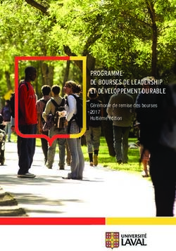 PROGRAMME DE BOURSES DE LEADERSHIP ET DÉVELOPPEMENT DURABLE - Cérémonie de remise des bourses 2017 Huitième édition