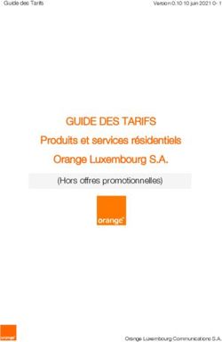 GUIDE DES TARIFS Produits et services résidentiels Orange Luxembourg S.A - (Hors offres promotionnelles)