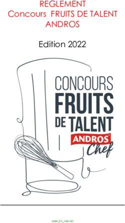 REGLEMENT ANDROS Concours FRUITS DE TALENT Edition 2022