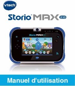 Manuel d'utilisation - Vtech