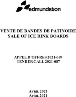 VENTE DE BANDES DE PATINOIRE SALE OF ICE RINK BOARDS - APPEL D'OFFRES 2021-087 TENDER CALL 2021-087