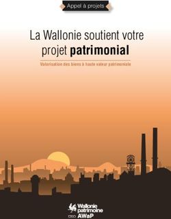 Projet patrimonial La Wallonie soutient votre - Appel &agrave; projets
