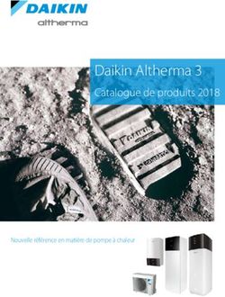 Daikin Altherma 3 Catalogue de produits 2018 - Nouvelle référence en matière de pompe à chaleur - Next Energies