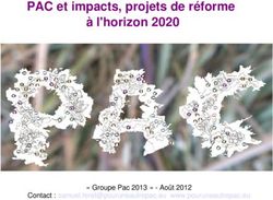 PAC et impacts, projets de r&eacute;forme &agrave; l'horizon 2020 - " Groupe Pac 2013 " Ao&ucirc;t 2012 Contact : www.pouruneautrepac.eu