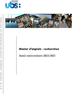 Ann&eacute;e universitaire 2022-2023 - Master d'anglais - recherches