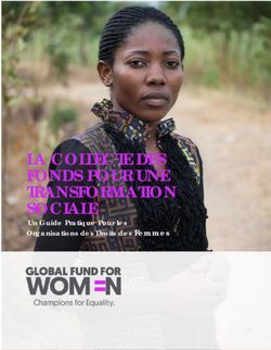 LA COLLECTE DES FONDS POUR UNE TRANSFORMATION SOCIALE - Un Guide Pratique Pour les Organisations des Droits des Femmes - Global ...