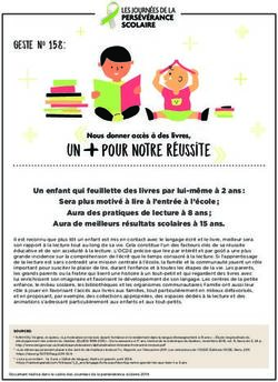 Ges e no 158 : Journées de la persévérance scolaire