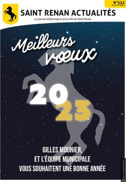 20 23 SAINT RENAN ACTUALIT&Eacute;S - Gilles Mounier, et l'&eacute;quipe municipale vous souhaitent une bonne ann&eacute;e