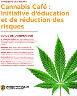 Cannabis Café : Initiative d'éducation et de réduction des risques - University of Calgary