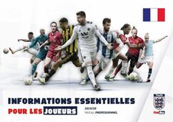 Informations essentielles - NIVEAU: PROFESSIONNEL - The FA